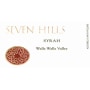 Seven Hills Winery Walla Walla Syrah 2006 Front Label