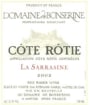 Domaine de Bonserine Cote Rotie Sarrasine 2004 Front Label