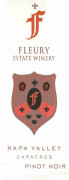 Fleury Estate Winery Pinot Noir 2015  Front Label