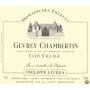 Philippe Livera Gevrey-Chambertin Clos Village 2007 Front Label