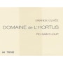 Domaine de l'Hortus Pic Saint Loup 2007 Front Label