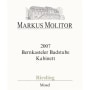 Markus Molitor Bernkasteler Badstube Riesling Kabinett 2007 Front Label