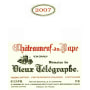 Domaine du Vieux Telegraphe Chateauneuf-du-Pape La Crau Blanc 2007 Front Label