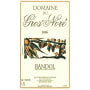 Domaine du Gros Nore Bandol Rouge 2006 Front Label