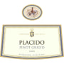 Placido Pinot Grigio 2008 Front Label