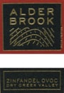 Alderbrook Winery Old Vine Zinfandel 2004 Front Label