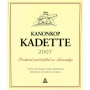 Kanonkop Kadette Cape Blend 2007 Front Label