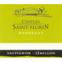 Chateau Saint-Florin Bordeaux Blanc 2008 Front Label