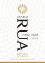 Akarua Winery RUA Pinot Noir 2015 Front Label