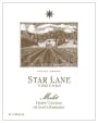 Star Lane Vineyard Merlot 2014  Front Label