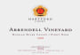 Hartford Russian River Valley Arrendell Vineyard Pinot Noir 2001 Front Label