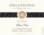 Draxton Wines Heliodoro Pinot Noir 2010 Front Label