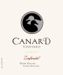 Canard Zinfandel 2013 Front Label