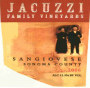 Jacuzzi Sangiovese 2006  Front Label