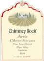 Chimney Rock Arete Vineyard Cabernet Sauvignon 2010 Front Label