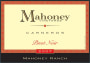 Carneros Wine Company Mahoney Vineyards Mahoney Ranch Pinot Noir 2007 Front Label