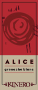 Kinero Cellars Alice Grenache Blanc 2015 Front Label