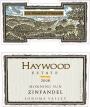 Haywood Morning Sun Zinfandel 2008  Front Label