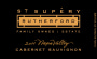 St. Supery Rutherford Cabernet Sauvignon 2011 Front Label