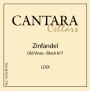 Cantara Cellars Mohr-Fry Ranches Block 817 Old Vines Zinfandel 2012 Front Label