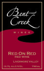Bent Creek Winery Red on Red 2013 Front Label