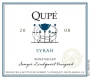 Qupe Sawyer Lindquist Vineyard Syrah 2008  Front Label
