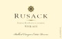 Rusack Ballard Canyon Estate Reserve Syrah 2011 Front Label