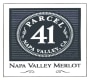 Nine North Wine Company Parcel 41 Merlot 2005 Front Label