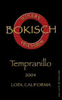 Bokisch Vineyards Tempranillo 2004 Front Label