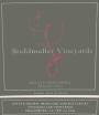 Stuhlmuller Vineyards Estate Zinfandel 2009 Front Label