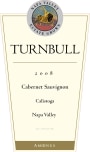 Turnbull Amoenus Vineyard Cabernet Sauvignon 2008 Front Label