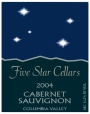Five Star Cellars Cabernet Sauvignon 2004 Front Label