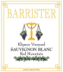 Barrister Winery Klipsun Vineyard Sauvignon Blanc 2016 Front Label