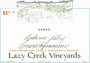 Lazy Creek Vineyards Gewurztraminer 2007 Front Label