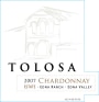 Tolosa Winery Estate Chardonnay 2007  Front Label