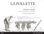La Follette Van der Kamp Vineyard Pinot Noir 2008 Front Label
