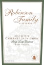 Robinson Family Vineyards Cabernet Sauvignon 2012 Front Label