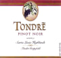 Tondre Wines Grapefield Pinot Noir 2003  Front Label