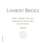 Lambert Bridge Forchini Vineyard Zinfandel 2010 Front Label