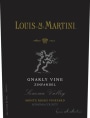 Louis Martini Monte Rosso Vineyard Gnarly Vine Zinfandel 2014 Front Label