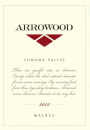 Arrowood Malbec 2013 Front Label