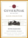Geyser Peak Block Collection River Ranches Sauvignon Blanc 2012 Front Label
