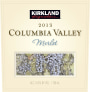 Kirkland Signature Columbia Valley Merlot 2013 Front Label