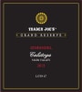 Trader Joe's Calistoga Grand Reserve Zinfandel Lot #67 2013 Front Label