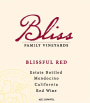 Bliss Blissful Red 2014 Front Label