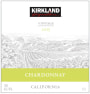 Kirkland Signature California Chardonnay 2015 Front Label