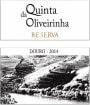 Alves de Sousa Quinta da Oliveirinha Douro Reserva 2014 Front Label