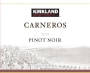Kirkland Signature Carneros Pinot Noir 2015 Front Label