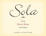 Sola California Pinot Noir 2014 Front Label