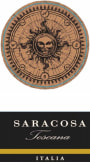 Saracosa Toscana Red 2015  Front Label